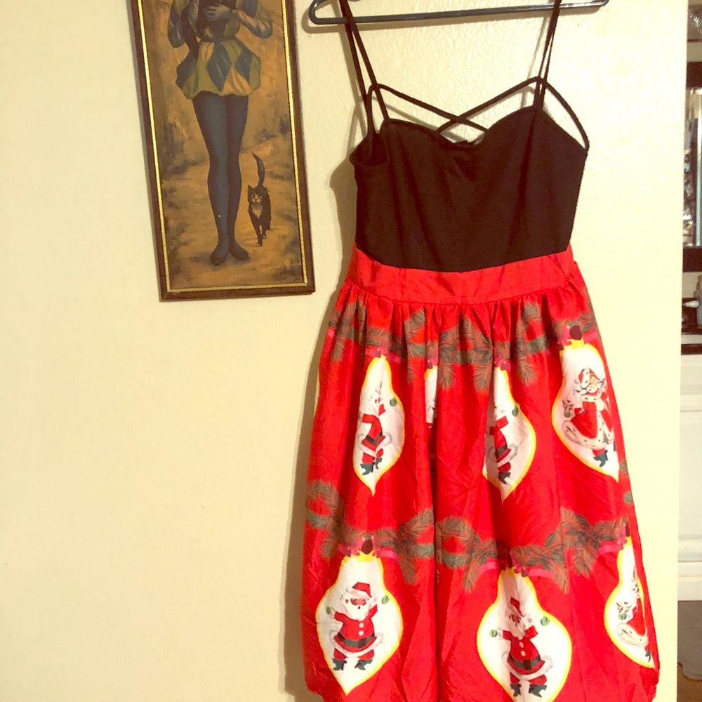 Pretty girl size large Holiday Christmas dress